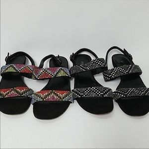 Vaneli sandals 7.5N two pairs!  Fits like 6.5.
